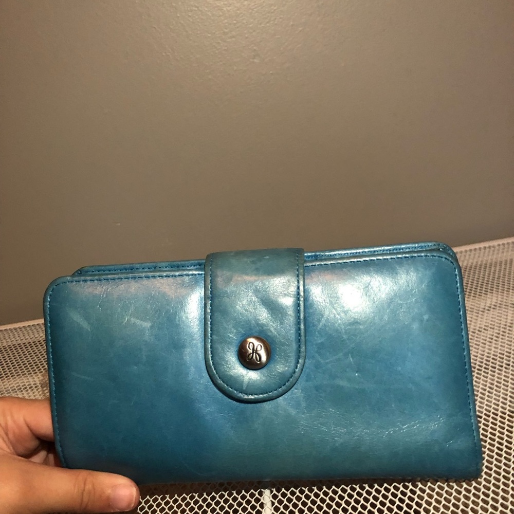 Blue Hobo Wallet